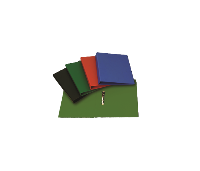JD1304 Croxley A4 Board 25mm 2 Round R/B Green.