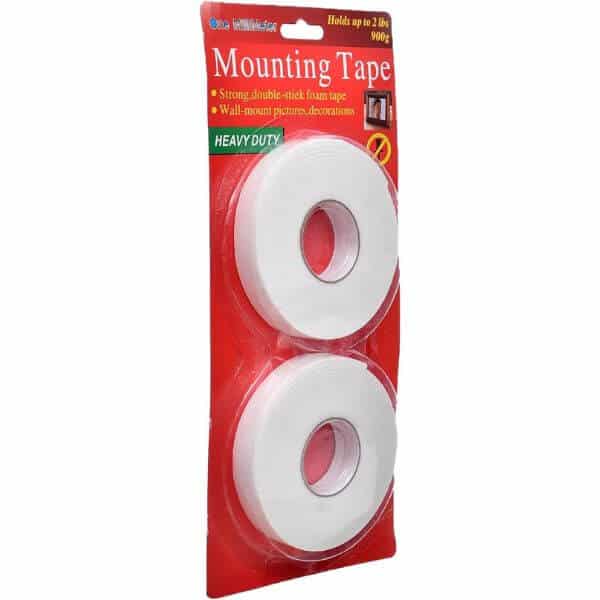 2 Piece Double Sided Mounting Tape.