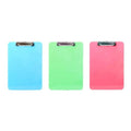 A5 Flat Clip Writing Board – Solid Colour Design.
