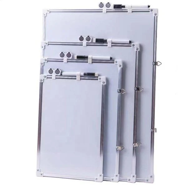 Double-Sided Erasable Whiteboard.
