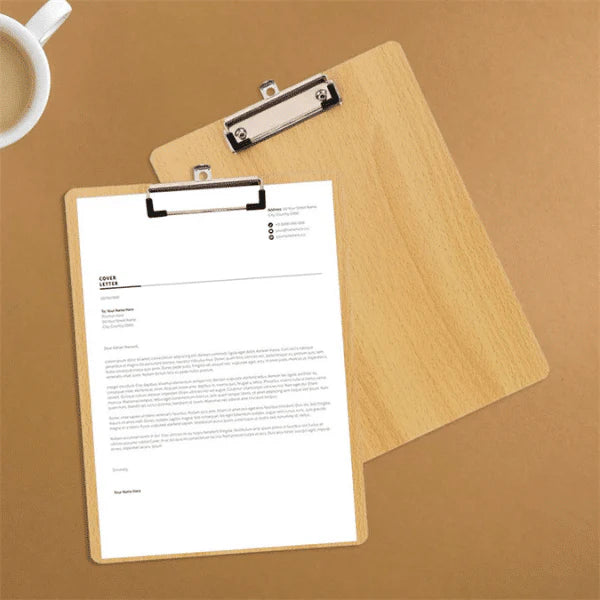 A4 Wooden Clipboard.