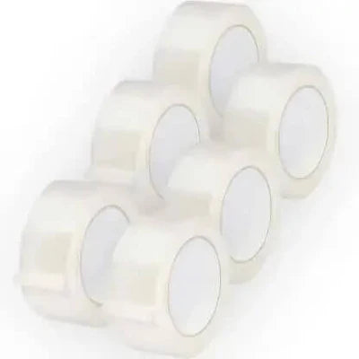 72 Piece K50J 50M Clear Packaging Seal Tape.